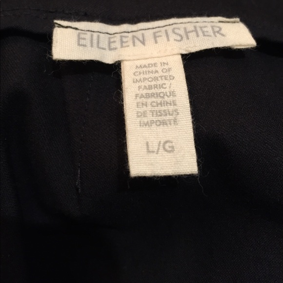 Eileen Fisher Colorblock Ankle Pant - Size L - Picture 4 of 5
